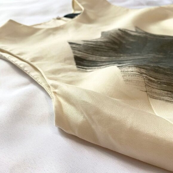 VERA WANG COLLECTION 100% SILK ORGANZA A-LINE DRESS - 2 - Picture 8 of 10